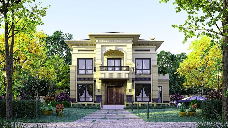 德格乡村别墅的墙壁通常用什么砖砌?